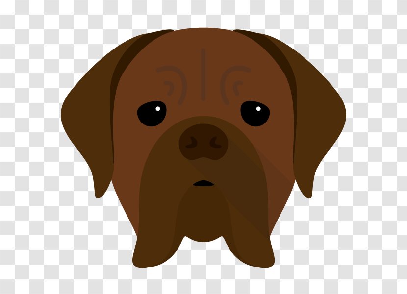 Dogue De Bordeaux Dog Breed Dogo Snout - Crossbreed - Icon Transparent PNG