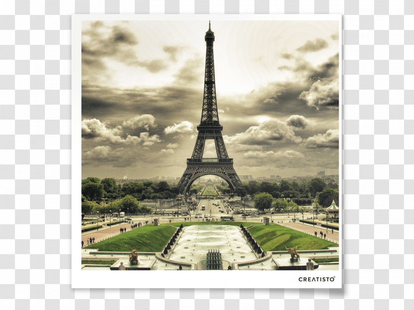 Eiffel Tower Monument Paper Cushion Transparent PNG