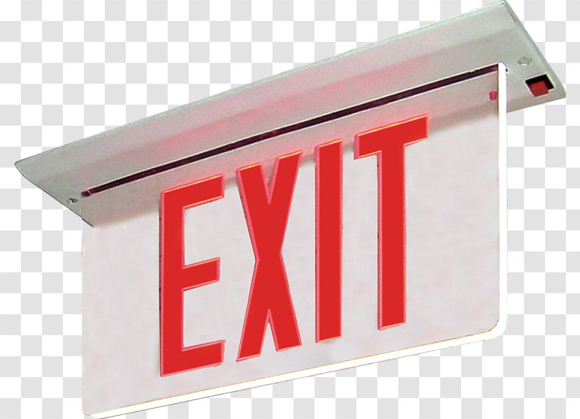 Lighting Light-emitting Diode LED Lamp Exit Sign - Efficient Energy Use Transparent PNG