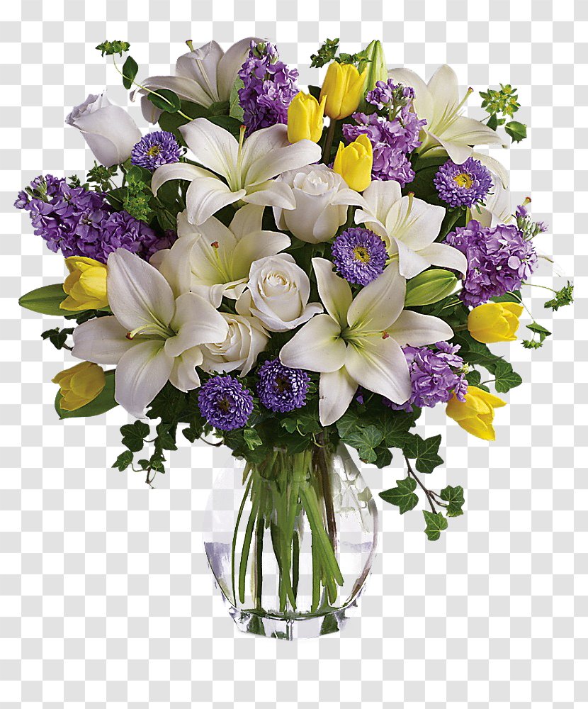 Flower Bouquet Delivery Floristry Cut Flowers - Centrepiece - Of Transparent PNG