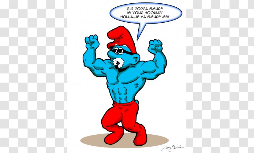 Papa Smurf Smurfette The Smurfs Joke - Fictional Character - BLUEBERRY JUICE Transparent PNG