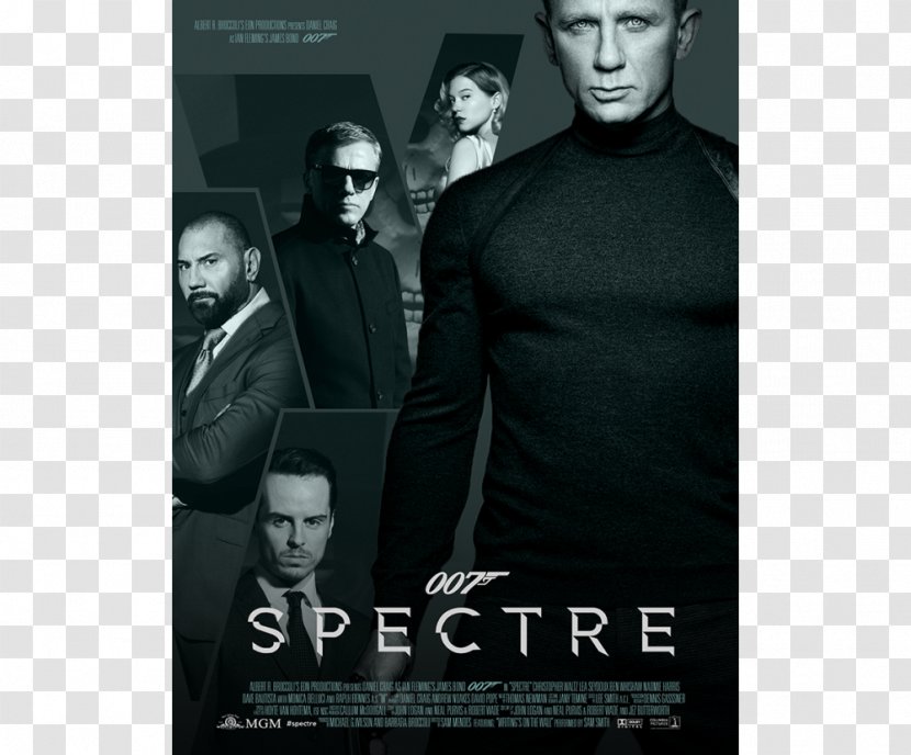 James Bond Spectre Ian Fleming Ernst Stavro Blofeld Poster - Souvenir - Film Transparent PNG