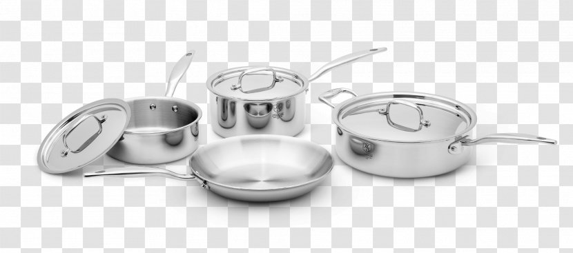 Cookware Cladding Stainless Steel Frying Pan - Tableware - Body Jewellery Transparent PNG