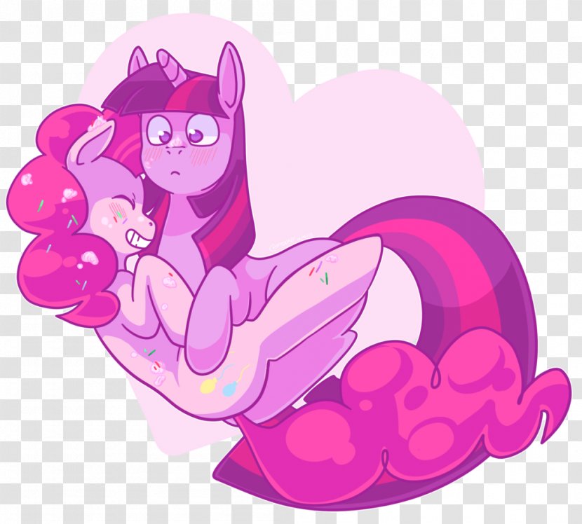 Pinkie Pie Twilight Sparkle Rarity Applejack Rainbow Dash - Heart - Pop Tart Transparent PNG