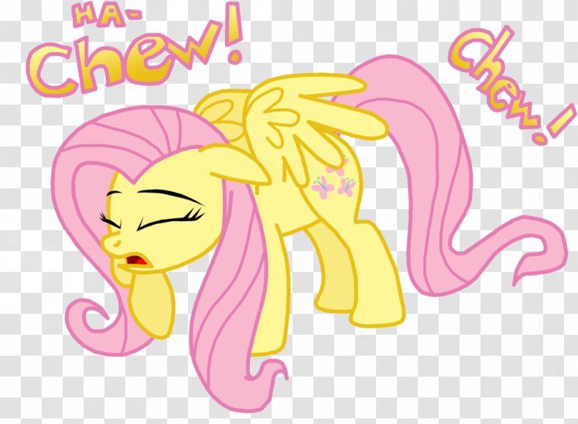 Pony Fluttershy Applejack Rarity Sneeze - Tree - Horse Transparent PNG
