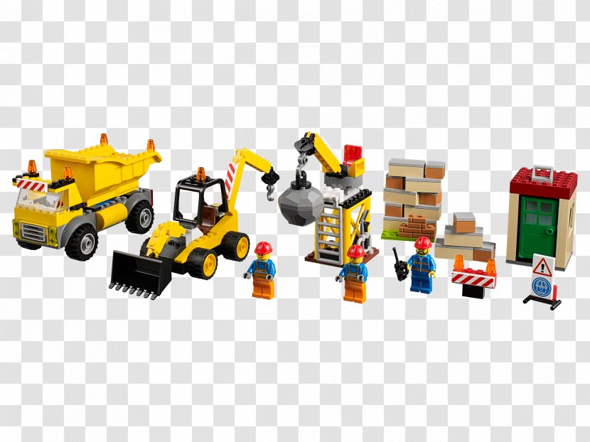 LEGO 10734 Juniors Demolition Site 60076 City Toy 7633 Construction - Retail Transparent PNG