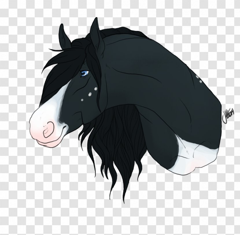 Mane Mustang Rein Bridle Stallion - Heart Transparent PNG