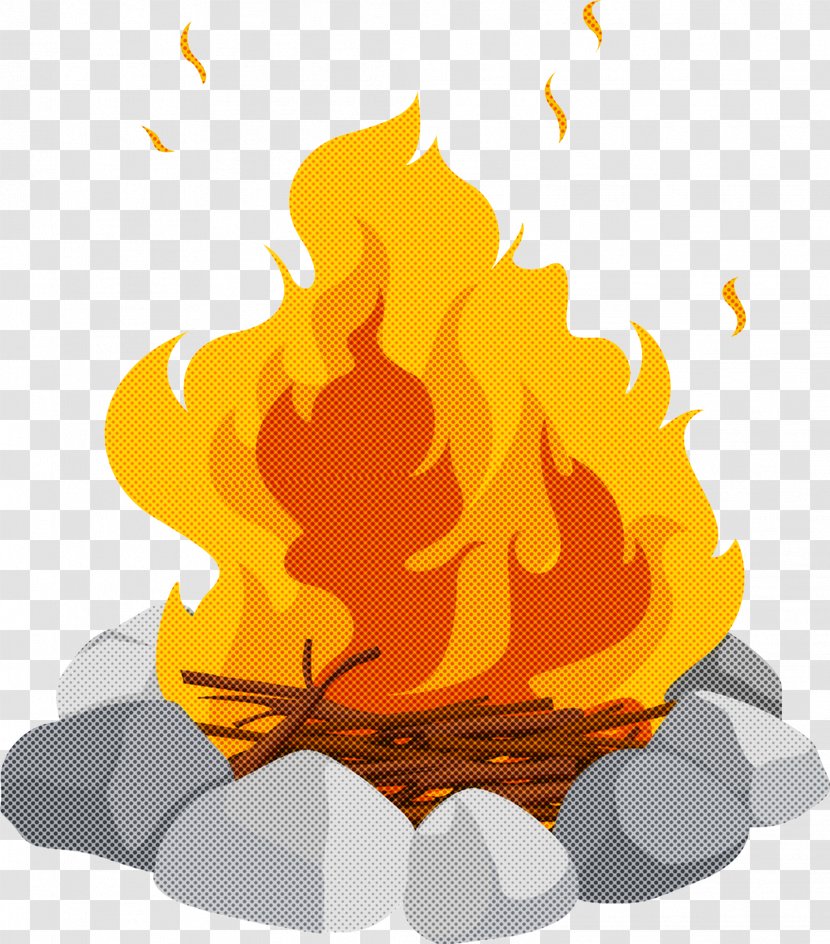 Campfire Cartoon - Tree - Geological Phenomenon Heat Transparent PNG