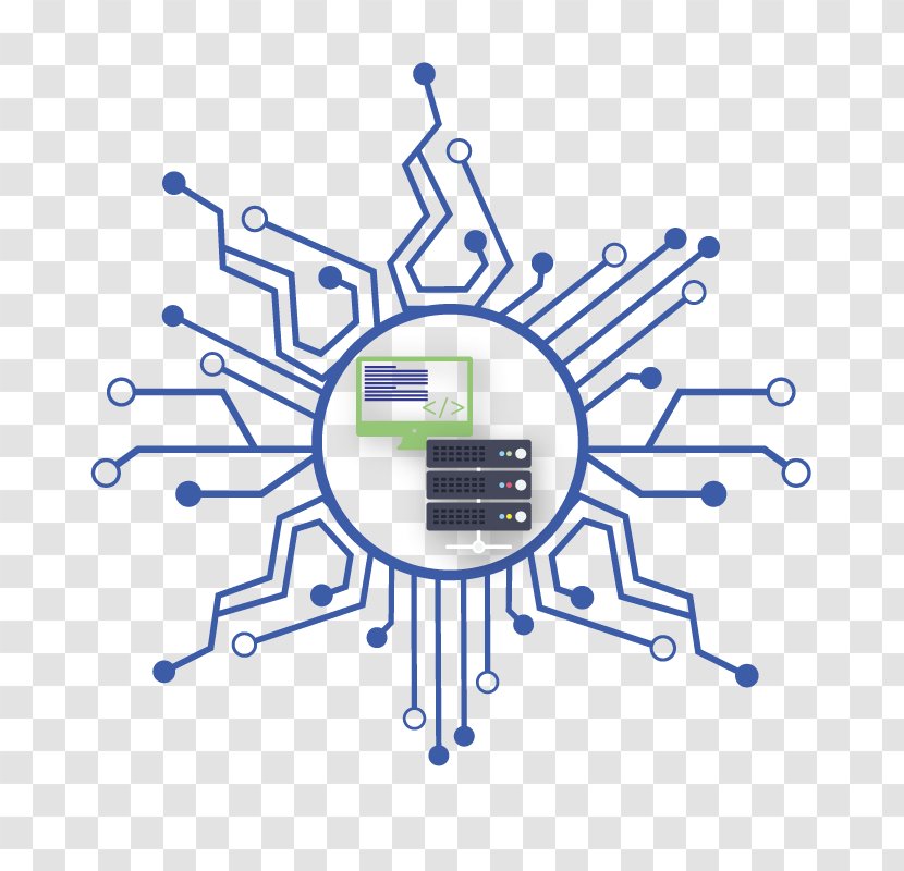 Computer Virus Security Clip Art - Communication - Circuit Lines Transparent PNG