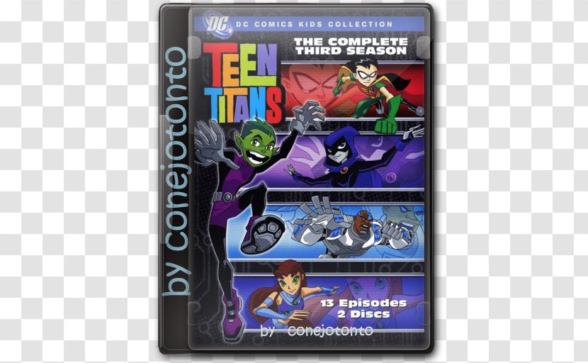 Starfire Raven Teen Titans Season 3 DVD - Pc Game Transparent PNG