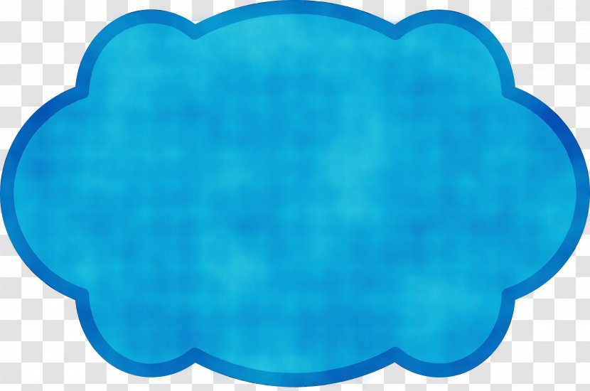 Cartoon Cloud - Aqua - Meteorological Phenomenon Transparent PNG