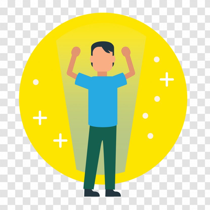 Logo Attention - Relaxation - Gesture Yellow Transparent PNG