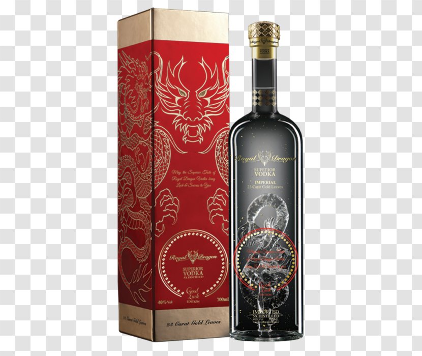 Royal Dragon Vodka Liquor Russian Standard Cocktail - Dessert Wine Transparent PNG