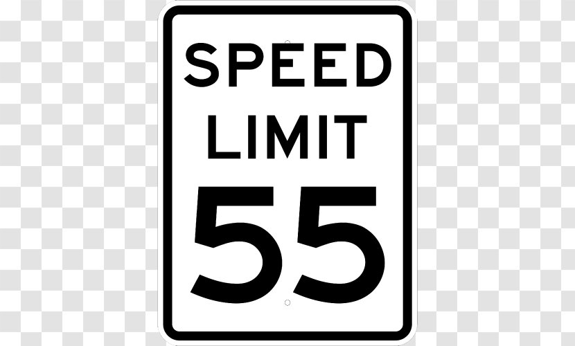 Speed Limit Traffic Sign United States Miles Per Hour Manual On Uniform Control Devices - Brand Transparent PNG