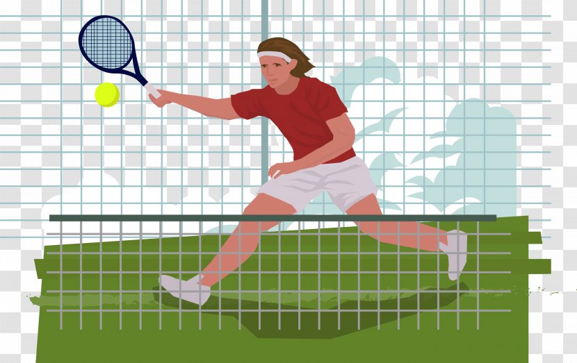 Tennis Centre Euclidean Vector - Leisure - Play Transparent PNG