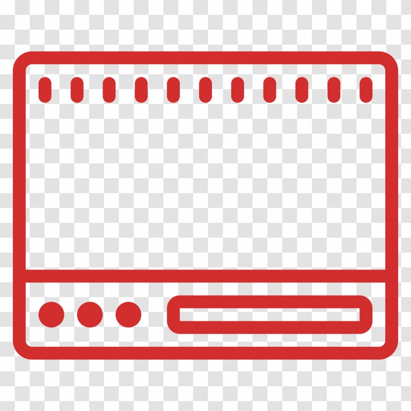 Toolbar - Red - Point Transparent PNG
