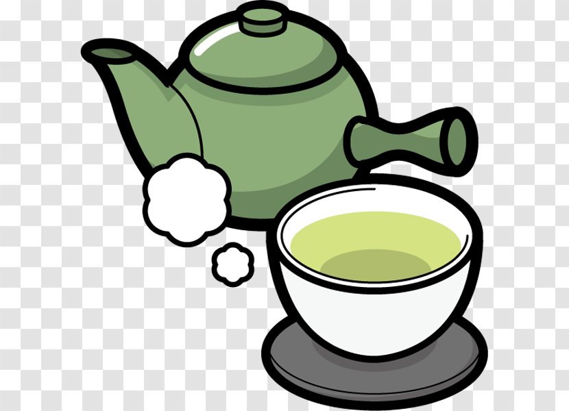 Green Tea Food Clip Art Teapot - Drinkware Transparent PNG