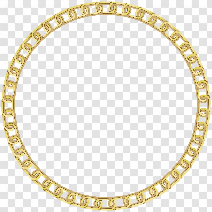 Gold Picture Frames - Chain Choker - Body Jewelry Oval Transparent PNG