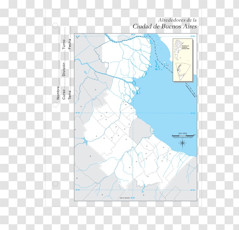Buenos Aires Map Autonomous City Illustration - Greater Transparent PNG