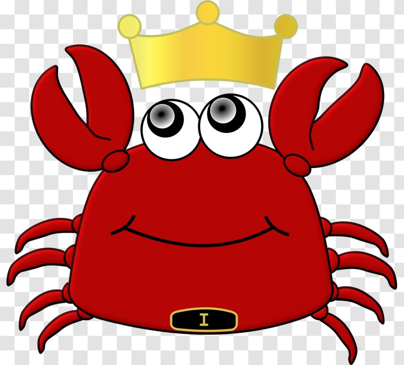 Red King Crab Clip Art Rangoon Openclipart - Headgear Transparent PNG