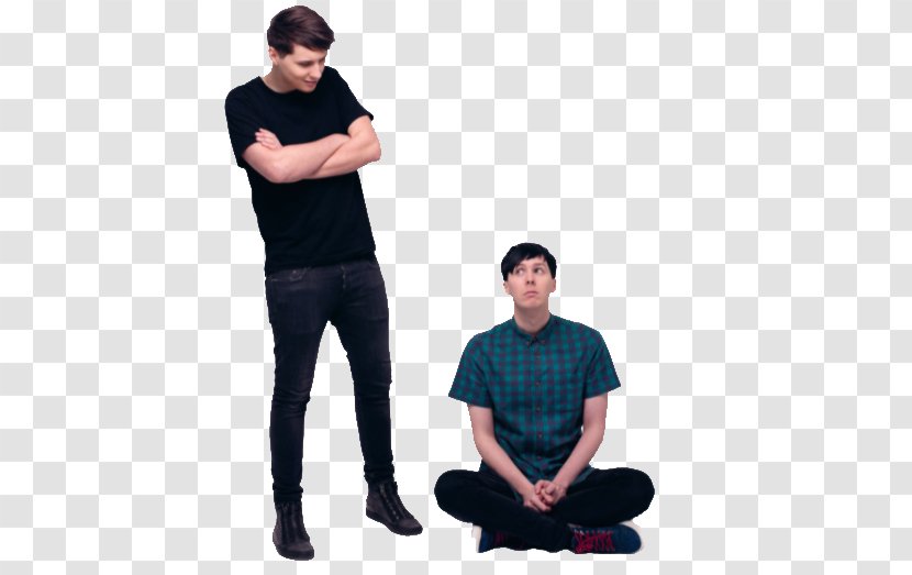 The Amazing Book Is Not On Fire Dan And Phil T-shirt YouTuber - T Shirt - Human Behavior Transparent PNG