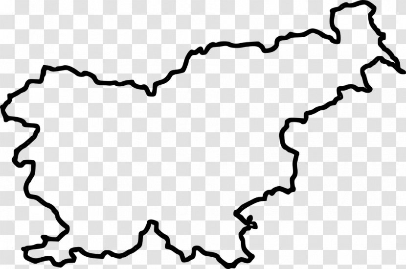 Slovenia Vector Map Clip Art - Cartoon Transparent PNG