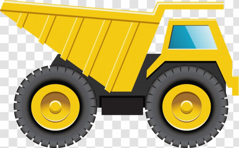 Architectural Engineering Heavy Machinery Truck Cement Mixers Clip Art - Automotive Tire - Dump Transparent PNG
