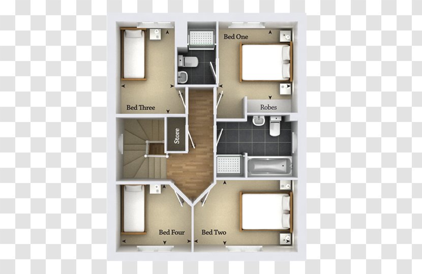 Floor Plan Single-family Detached Home House Living Room - Singlefamily Transparent PNG