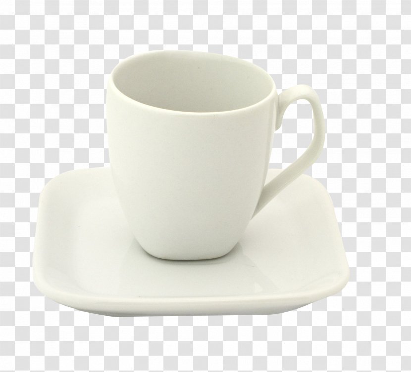 Espresso Coffee Cup Porcelain Mug - Empty Transparent PNG