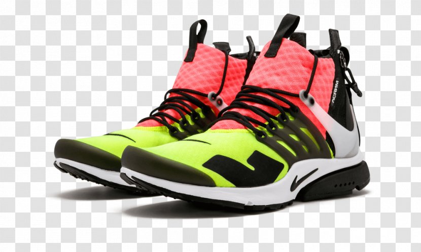 Nike Air Presto Mid Acronym Shoes 844672 Off-White Black AA3830 002 - Personal Protective Equipment - Names All Jordan 12 Transparent PNG