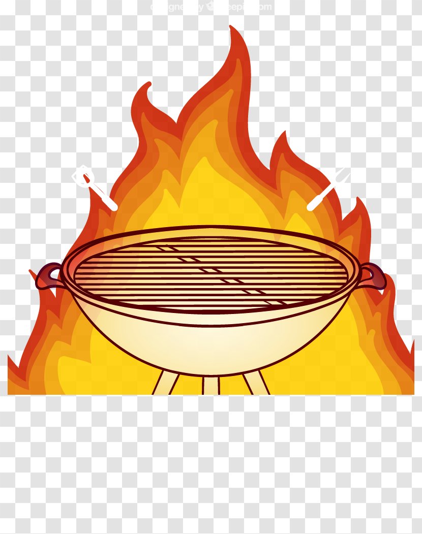 Furnace Barbecue Cartoon Fire - Raster Graphics - Vector Transparent PNG