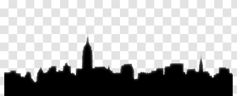 New York City Skyline Silhouette Clip Art - Cityscape Transparent PNG