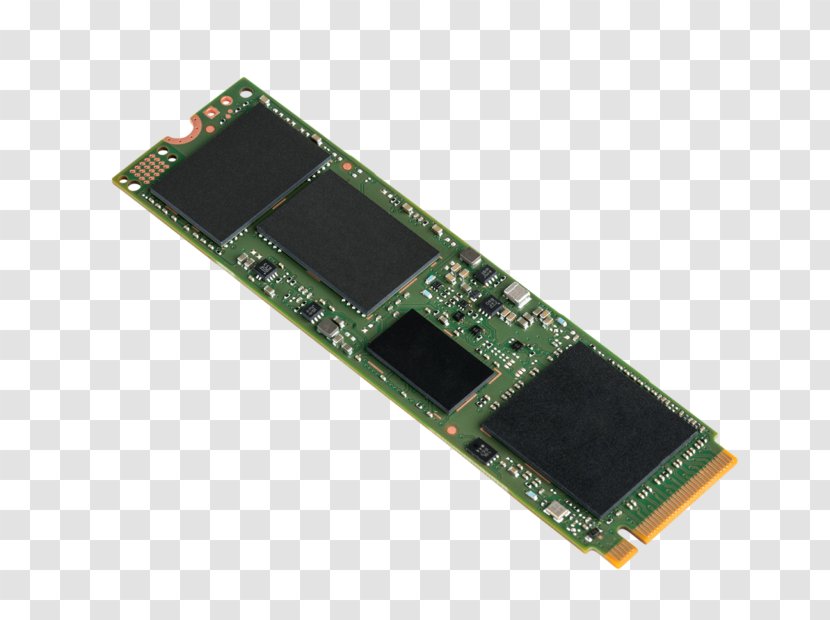 Intel 600p Series M.2 SSD NVM Express Solid-state Drive - Electronic Component Transparent PNG