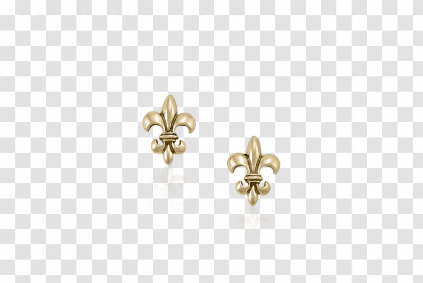 Earring Fleur-de-lis Jewellery Gold Charms & Pendants - Earrings Transparent PNG