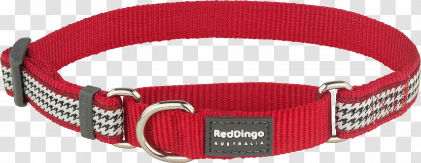 Dog Collar Dingo Martingale - Red Transparent PNG