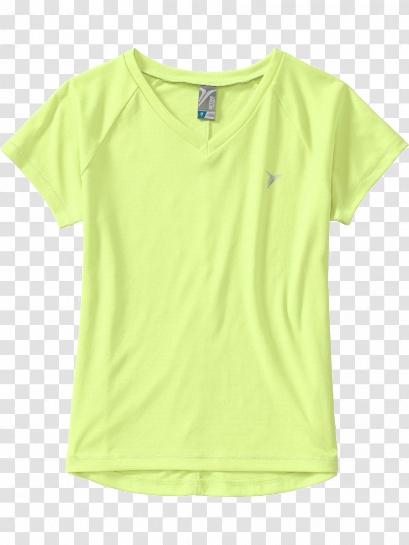 T-shirt Shoulder Sleeve - Active Shirt - Light Green Transparent PNG