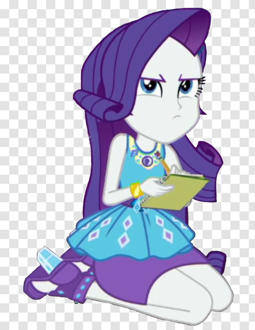 Rarity My Little Pony: Equestria Girls - Watercolor - Vector Transparent PNG