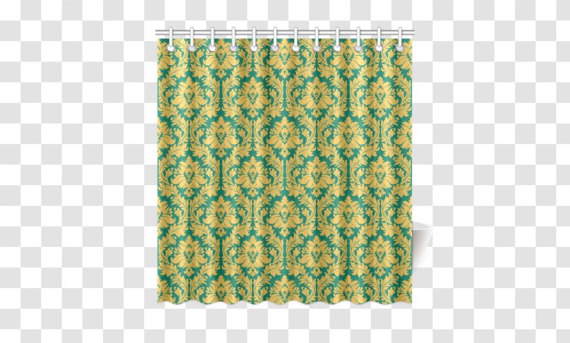 Turquoise - Grass - Yellow Curtain Transparent PNG