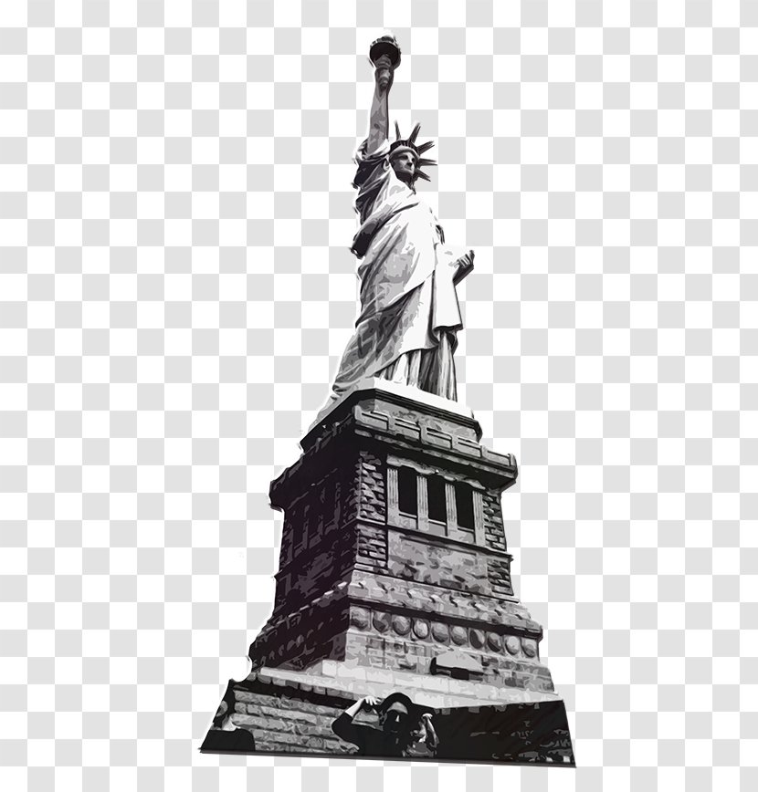 Statue Of Liberty National Monument Sculpture - Island Transparent PNG