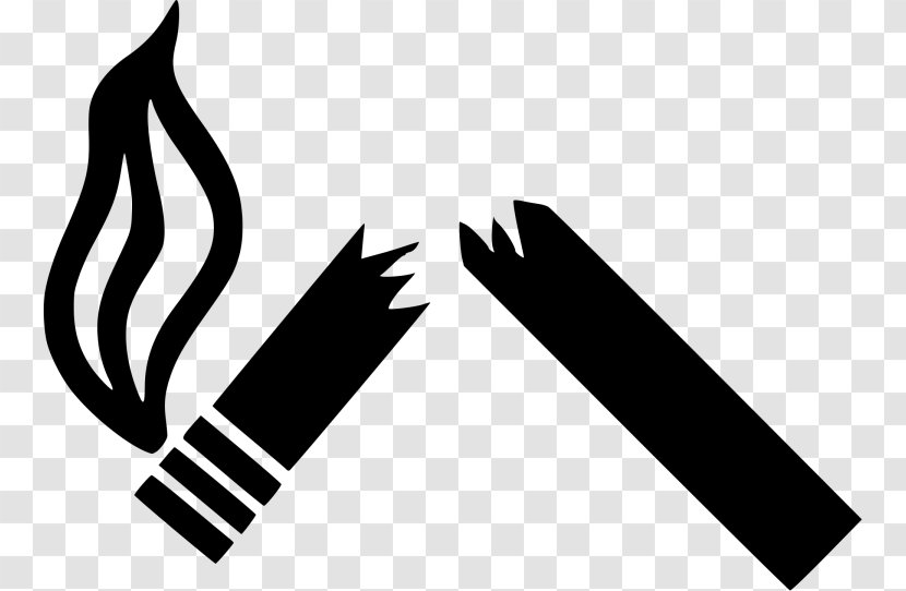 Cigarette Tobacco Smoking Chewing - Monochrome Photography Transparent PNG