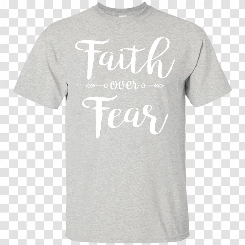 T-shirt Hoodie Clothing Sleeve - Unisex - Faith Over Fear Transparent PNG