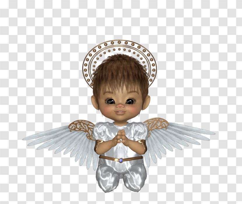 Figurine Doll Child Character Legendary Creature - Angel Baby Transparent PNG