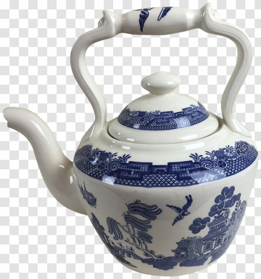 Ware Teapot Kettle Pottery Porcelain - Ceramic - Blue And White Transparent PNG