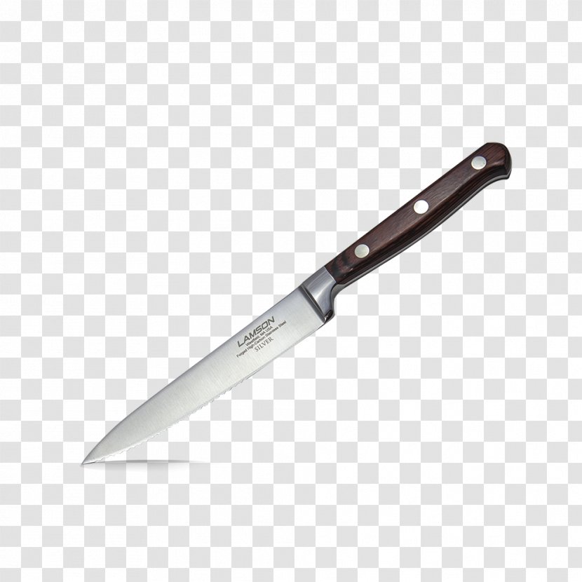 Knife Kitchen Knives Serrated Blade Utility Aardappelschilmesje - Weapon Transparent PNG