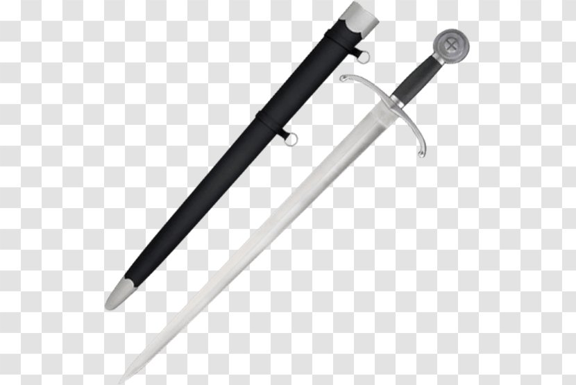 Dagger Half-sword 14th Century Weapon - Sword Transparent PNG