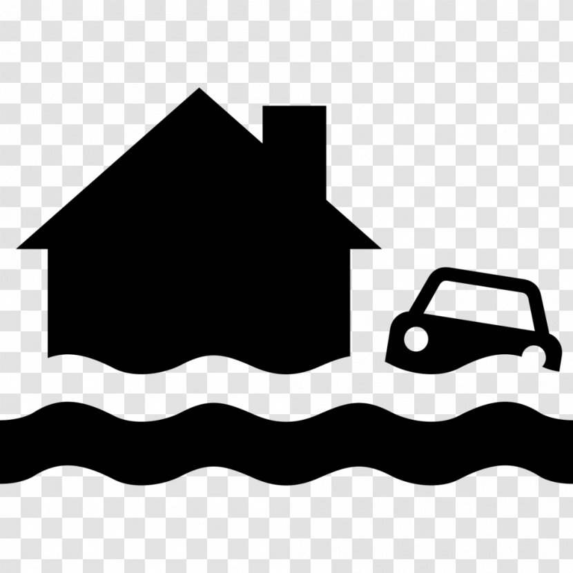 Flood Risk Assessment Flash Hurricane Harvey Flooding Insurance - Black And White - Disaster Transparent PNG