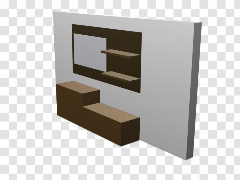 Shelf Rectangle - Shelving - Tv Wall Transparent PNG