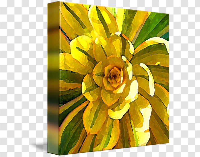 Interior Design Services Canvas Print Modern Architecture Art - Sunflower - Succulent Border Transparent PNG