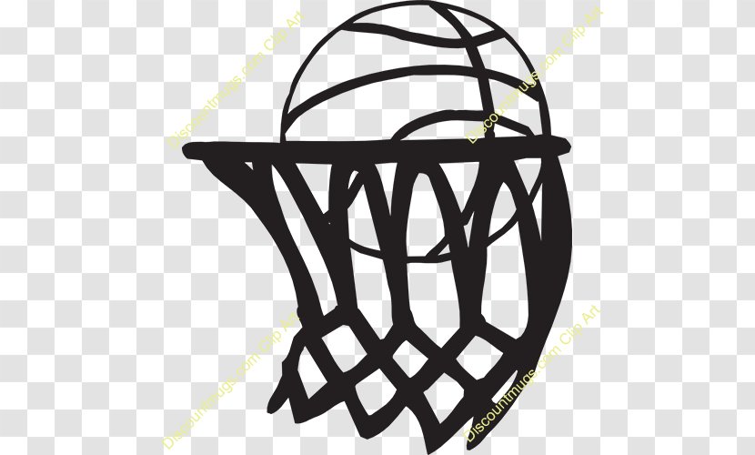 Basketball Netball Backboard Clip Art - Black And White Transparent PNG