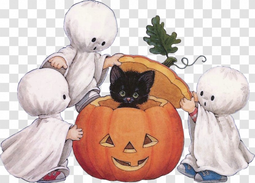 Kitten Halloween Cat Pumpkin 31 October - Party Transparent PNG